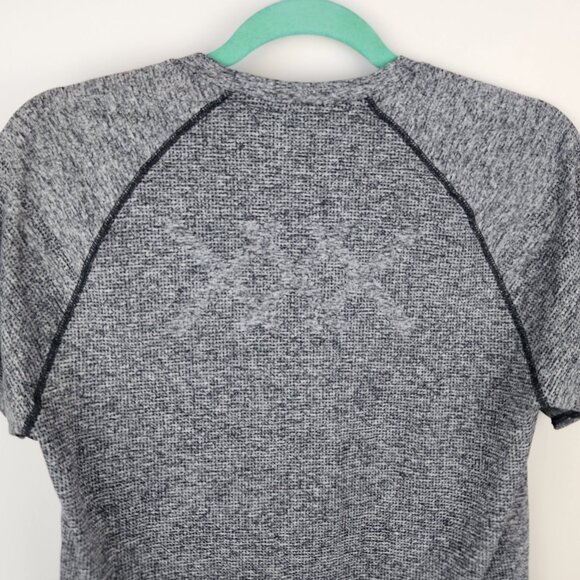 Rhone Heather Gray Short Sleeve Raglan Active Tee sz S - Picture 4 of 8